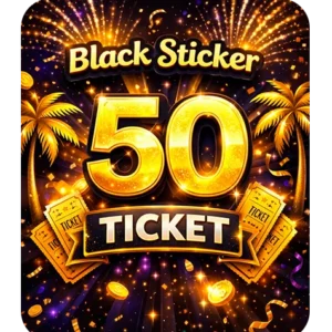 Sticker - Black Sticker 50